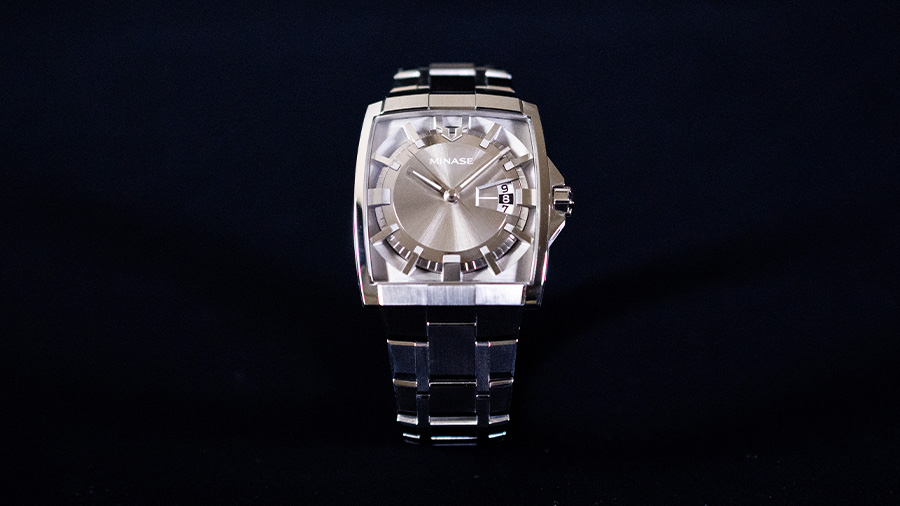 MINASE VM02-R01K HiZ ホライゾン ミナセ 腕時計 ラバー 黒 - メンズ腕時計