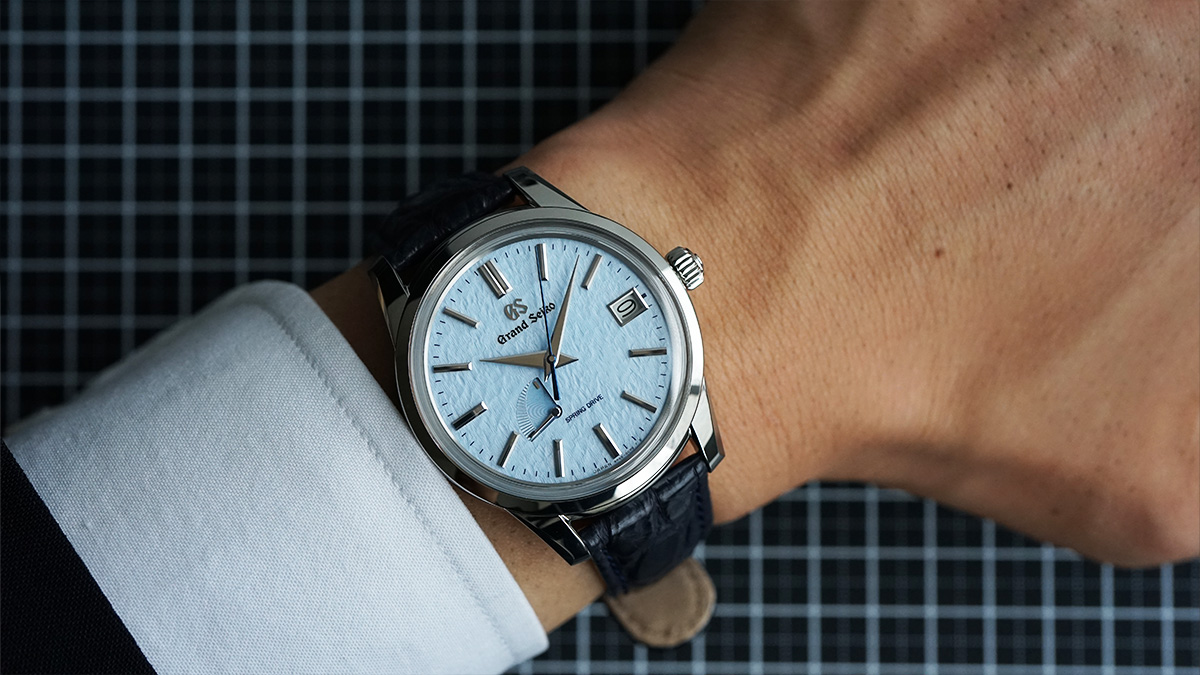 SBGA407 Grand Seiko グランドセイコー 9Rスプリングドライブ 着用イメージ