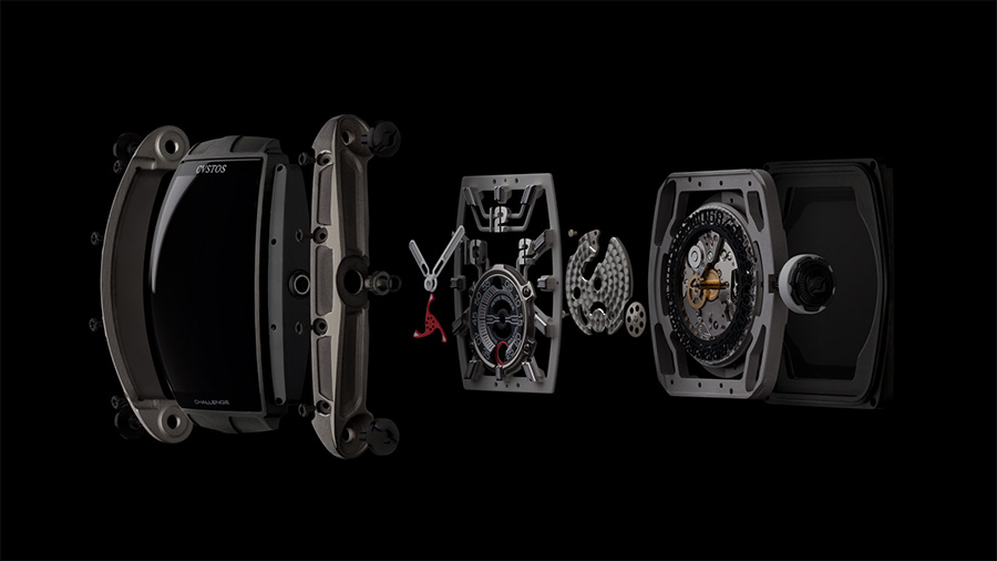 ジェットライナーの分解図