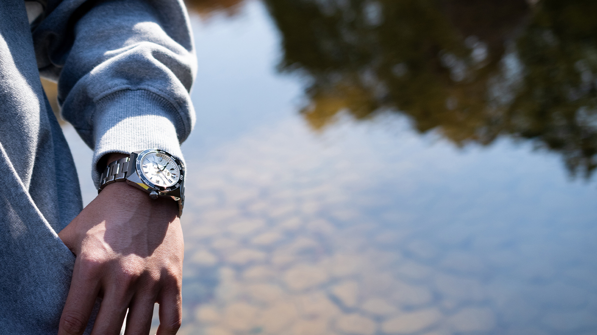 全国送料無料ギフト SEIKO にくめ ワンタッチチタンベルト メンズウォッチ 時計