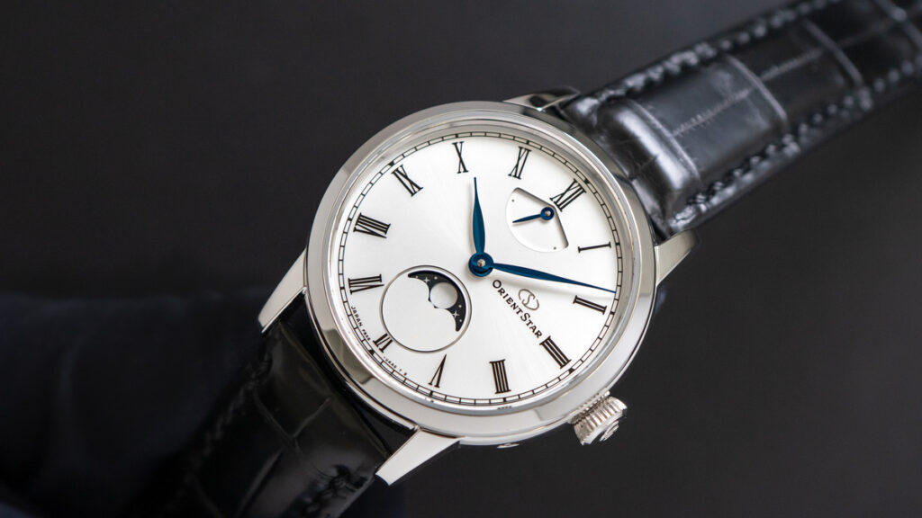 オリエントスター 腕時計 自動巻き クラシック メカニカルムーンフェイズ RK-AY0102S ORIENT STAR オリエントスター メカニカルムーンフェイズがもたらすシームレスな