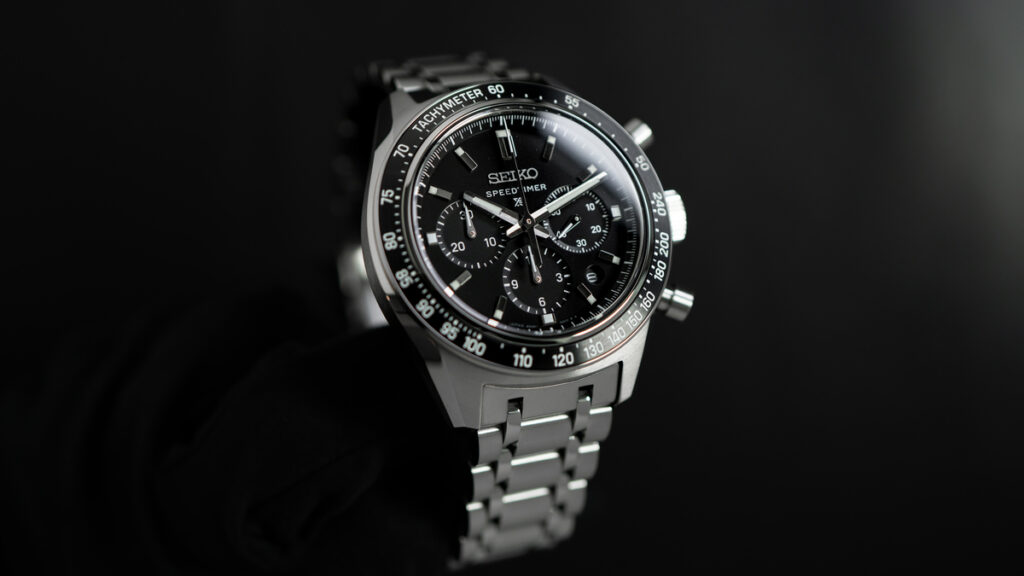 王道のブラックカラー｜セイコー プロスペックス スピードタイマー