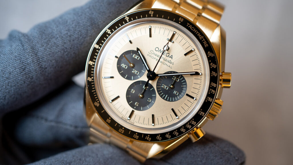 OMEGA クォーツ腕時計 シルバー/ゴールド 18K OMEGA 腕時計 オメガ 