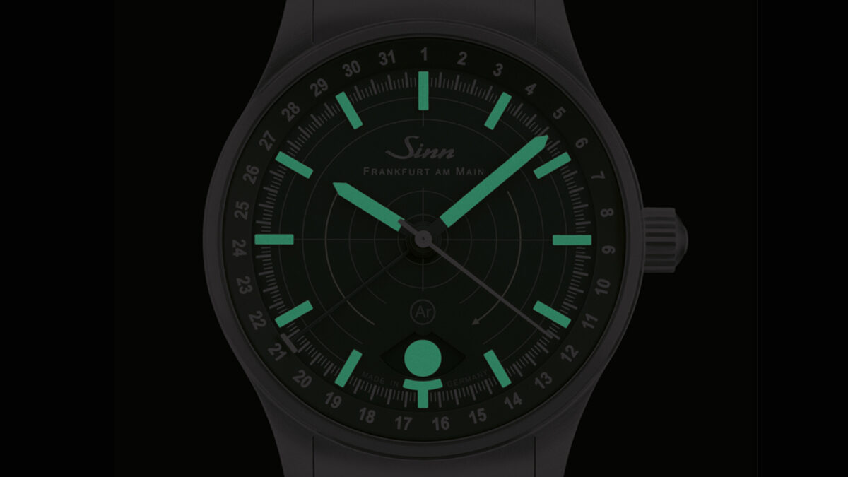 308 Hunting Watchの夜光塗料